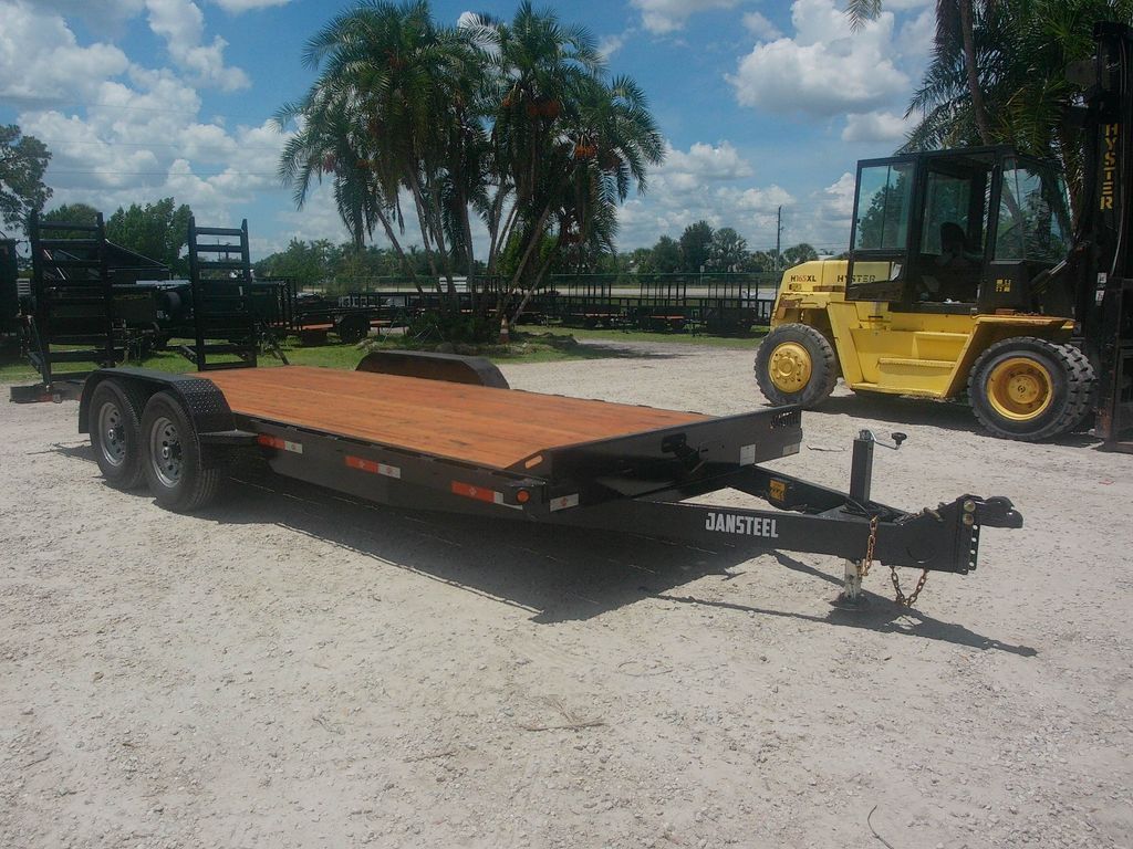 2026 Jansteel 7x20 equipment trailer stock 3616 view 1