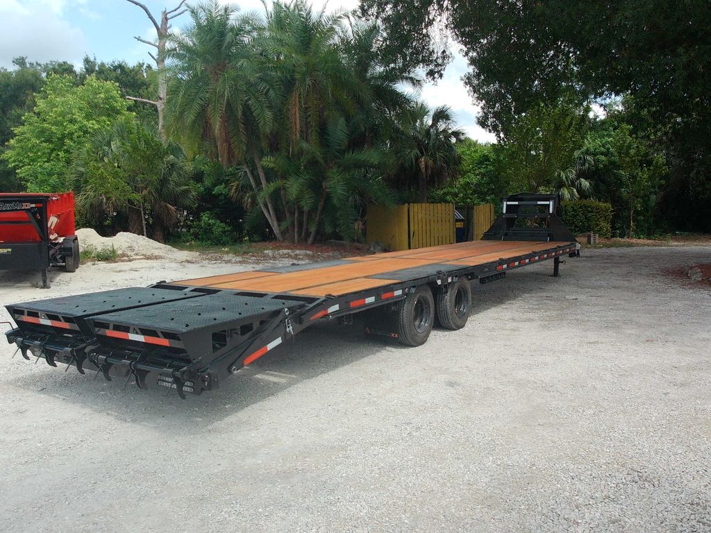 2026 Rawmaxx 8.5x40 Gooseneck Flatbed Trailer – Mega Ramps stock 16529 view 6