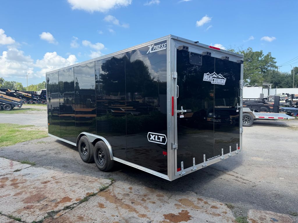 2027 Alcom 8.5x20 Aluminum Enclosed Trailer – Black stock 17834 view 6