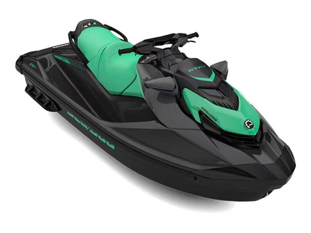 2027 Sea-Doo GTI SE 130 with Sound Jet Ski for Sale – Laguna Green/Eclipse Black — view 1