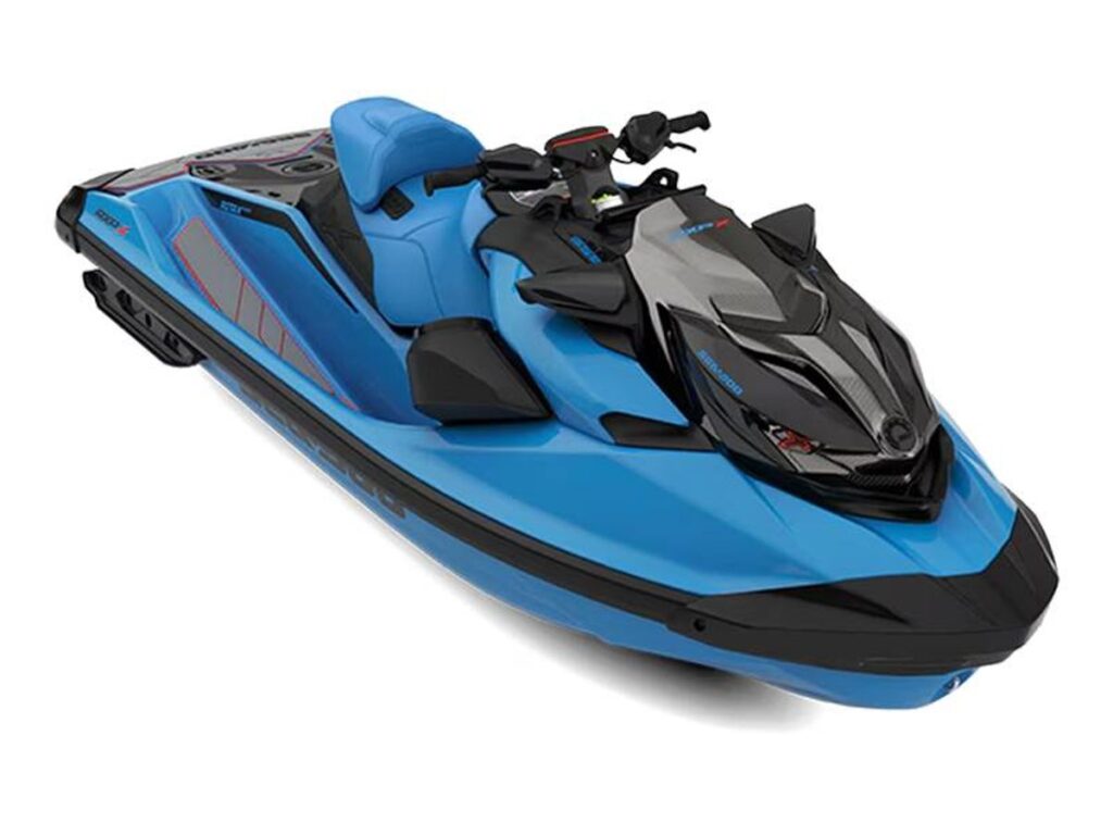 2027 Sea-Doo RXP-X 350 with Sound Jet Ski for Sale – Gulfstream Blue — view 1